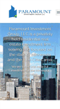 Mobile Screenshot of paramountinvestment.net